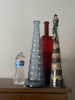 Home decor decorative bottles (3) All For $20