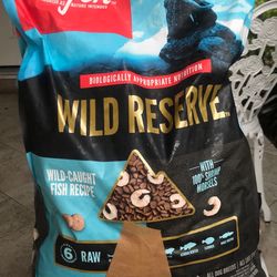 Pet Dog Food  Wild Reserve Fish 20 lbs