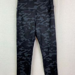  Danskin Black Gray Camo Athletic Leggings Yoga Pants Women's Size S  Small 