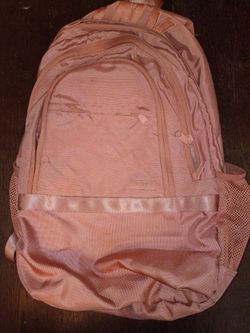 Pink backpack