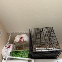 Cages for dogs, cats, birds, etc