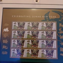 Celebrating Lunar New Year Stamp Sheet