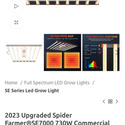 Grow Light Spider Farmer SE7000
