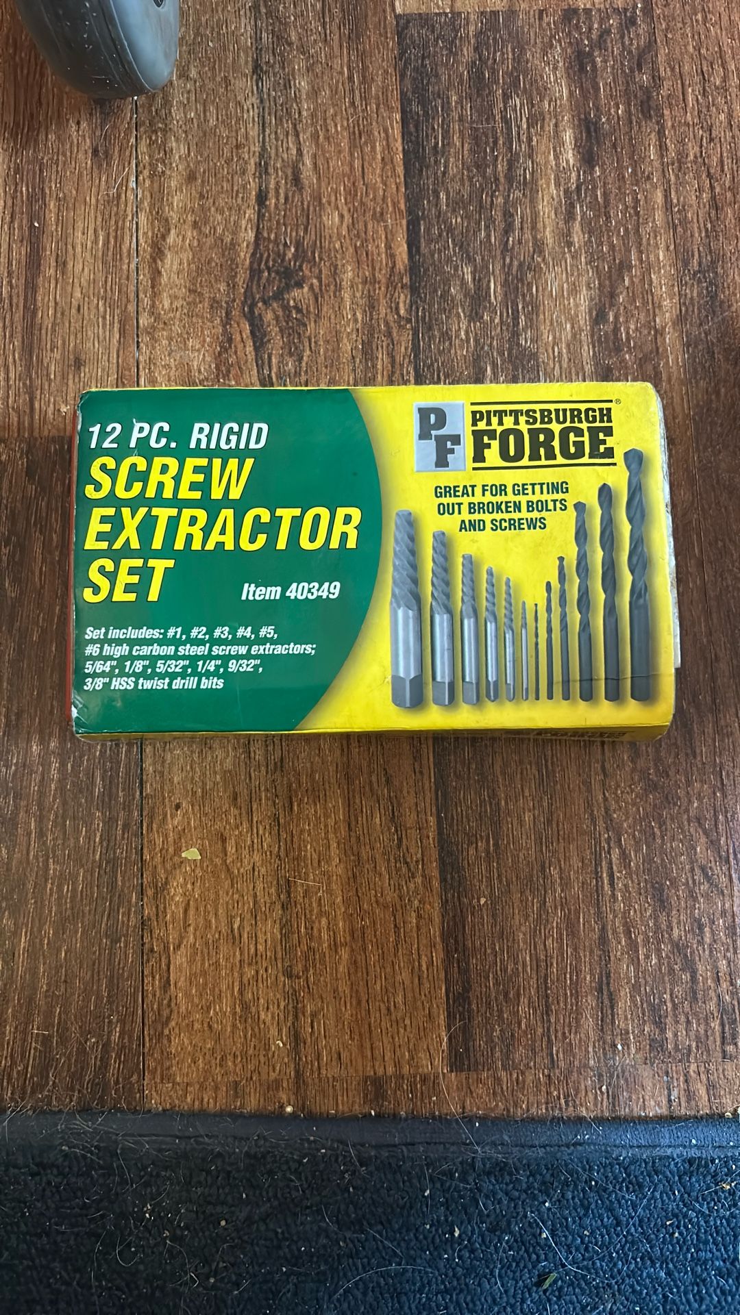 Screw Extractor Set. 12 Piece