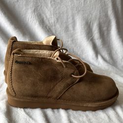 New Bearpaw Women's Skye Wide Ankle Boots Cocoa 210 Brown Size 10