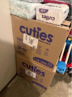 Diapers size 6