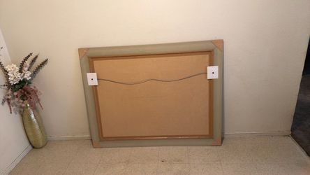 Large Framed Wall Art with Hanging Wire