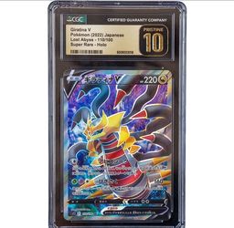 CGC Pristine 10 Giratina V #110/100 Full Art Japanese (S11: Lost Abyss)