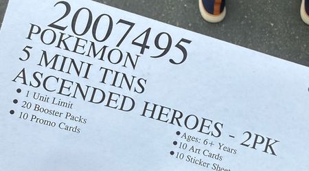 Ascended heroes mini tins 2 pack sealed