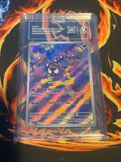 Gastly Illustration Rare TAG Graded Mint 9