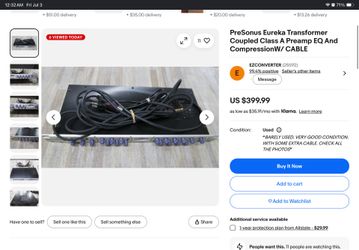 Presonus Eureka transformer