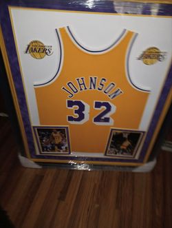 Magic Johnson Autographed Jersey