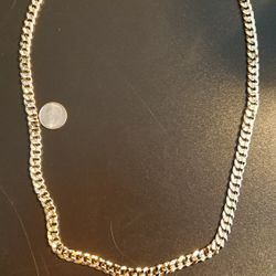 14k Gold Filled Cuban Chain, Stamped.