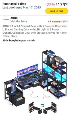 L-Shape Amazon desk