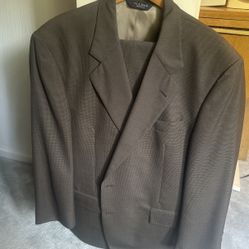 Joseph A. Bank Suit Brown  Size 44S