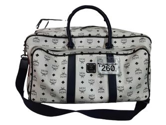 Mcm U0180 White Purse / Handbag
