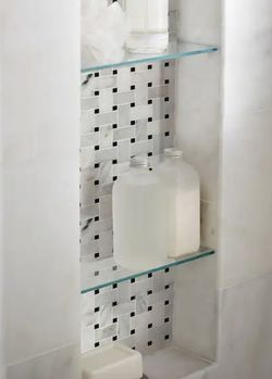 Greecian white Basket Weave Backsplash Tile