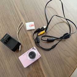 Pink Sony Cyber shot 