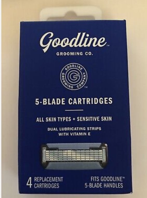 Goodline Grooming Co. Men's 5 Blade Refill - 4 ct | CVS