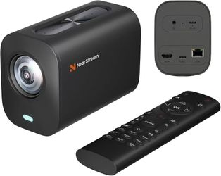 🥨NearStream VM20 4K Streaming Camera with 40X Hybrid Zoom and Remote Control 4K via USB-C, 1080p via HDMI and RJ45, RTSP Support, Built-In Mics with 