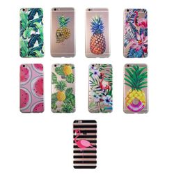Sunology Exotic iPhone Silicone Transparent Soft Bumper Case varies designs iPhone 6/6S, 6 Plus, 7/7S, 7 Plus