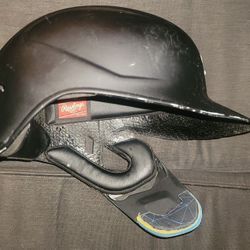 Gamer Chicago Whitesox MLB Baseball Batting Helmet Black One Ear Flap Professional 100 MPH For Right Handed Batter With C- Flap Size 7 1/4