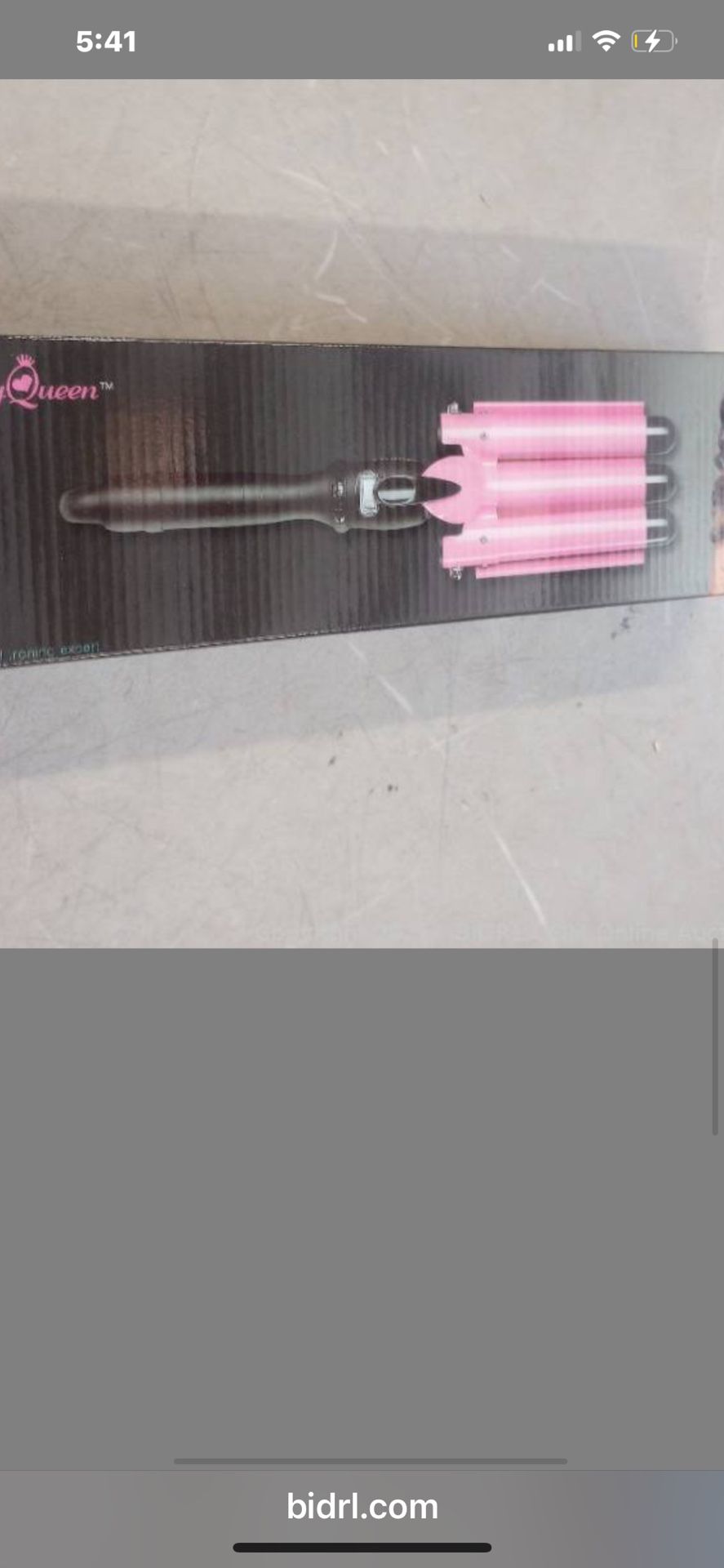 Pretty queen 3 barrel curling iron