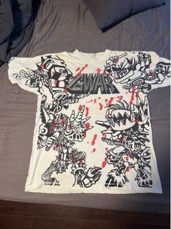 Vintage 1990s GWAR all over print t-shirt