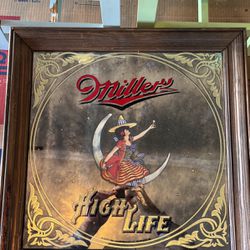 Miller High Life Beer Mirror