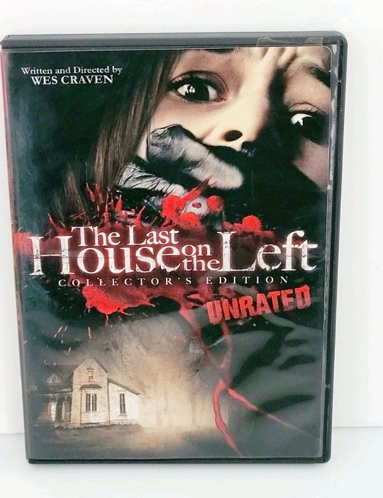 The Last House On The Left (DVD, 2008) Collector's Edition Unrated Wes Craven. The image shows the DVD cover for the 2009 remake of the 1972 horror fi