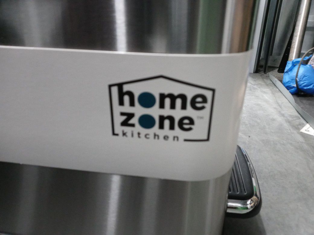Kitchen Garbage Can It's A Home Zone Rectangular Step Can Stainless Steel Durable Pedal Design