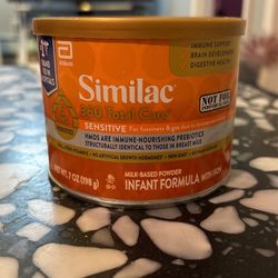 Similac 360 Total Care Sensitive 7oz $5