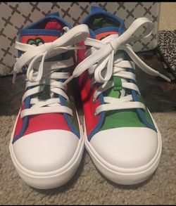 Super Mario bros hight top kid sneakers