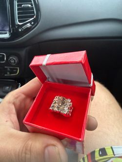 10kt gold nugget ring