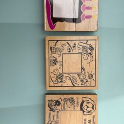 3 Large Stamps 