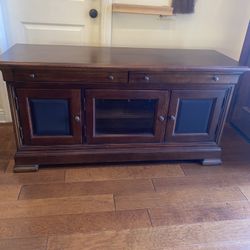 Winners Circle Inc Large Cherrywood Entertainment Center