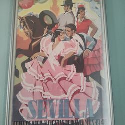 Framed Spanish Feria Print