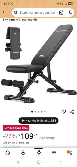 Weight bench