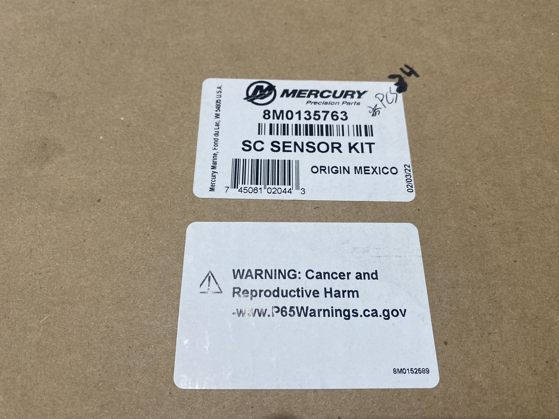Mercury SC Sensor Kit, 8M0135763