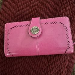 Hot Pink Multifunctional Large Wallet