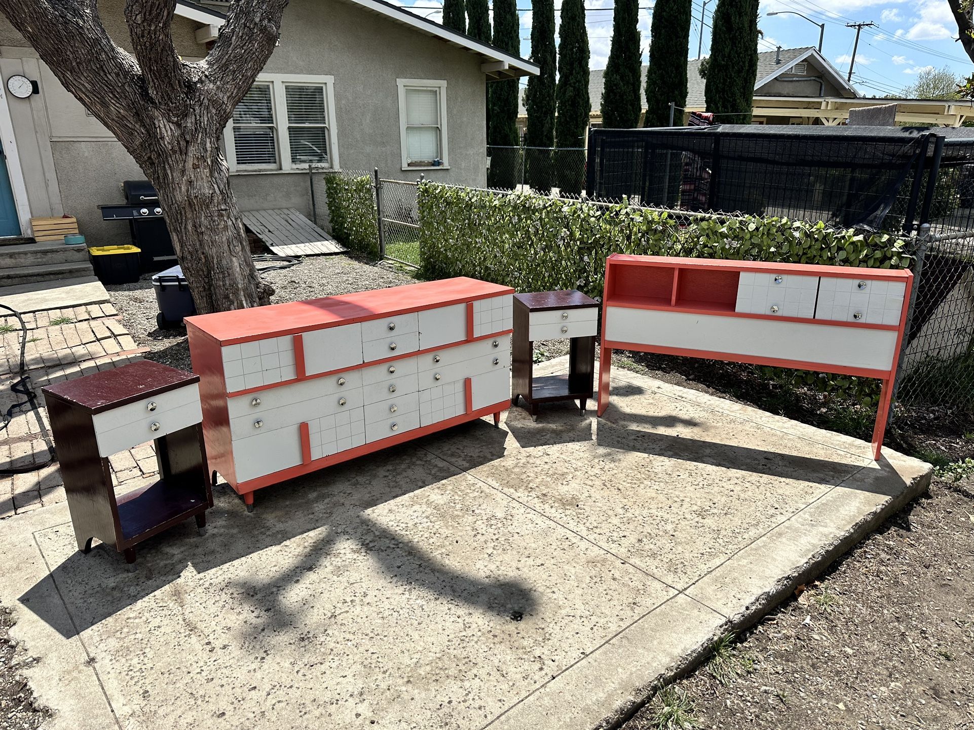 Mid Century Bedroom Set.