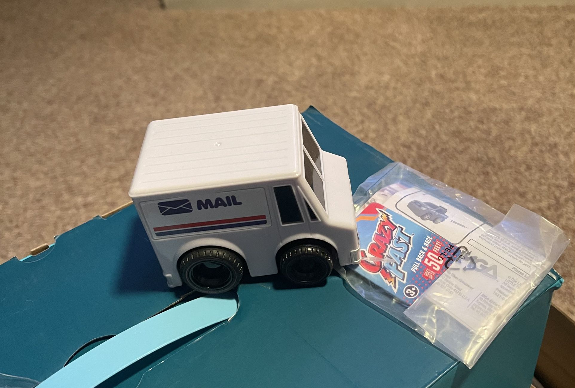 Crazy Fast Mail Truck Toy