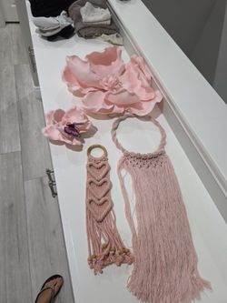 Wall decoration pink