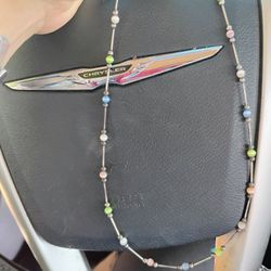 925 Silver Multi Color Beads Choker