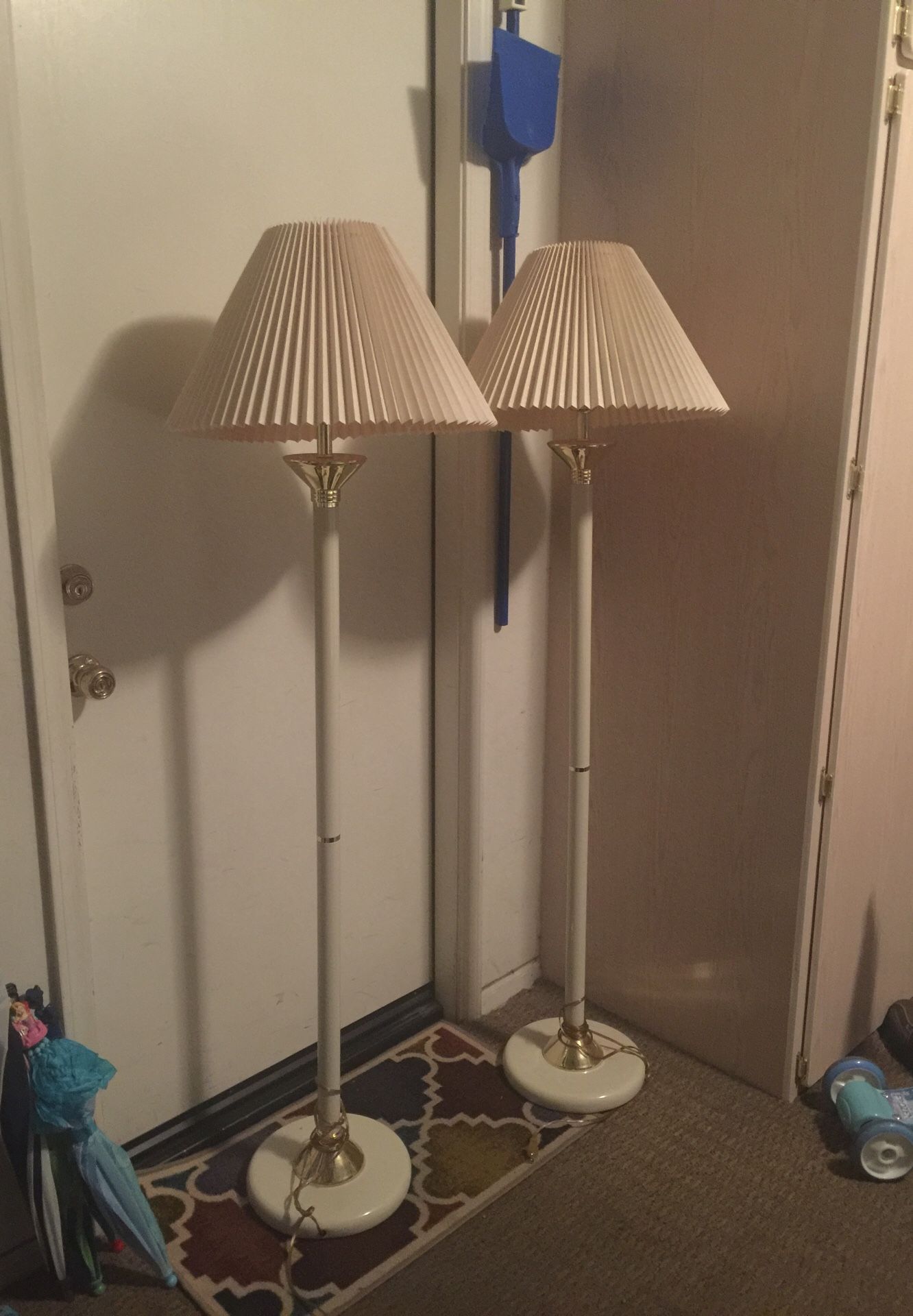 Hampton Bay floor lamps. Model 173884