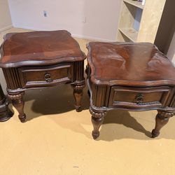Coffee Tables With Two End Table Set