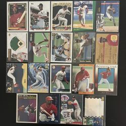 Ozzie Smith HOF Baseball Player Card Bundle 1992 to 1996