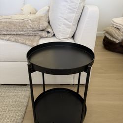 Black Side Table