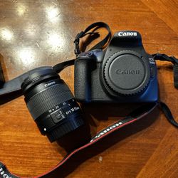 Canon DSLR 2000 D w/ Accessory Backpack