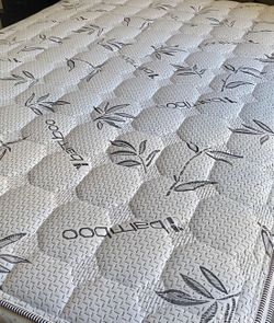 🚨Queen Pillow Top Mattress🚨12” Inches Thick🛌💤 Premium Bamboo Brand🍃SAME DAY DELIVERY AVAILABLE🚚
